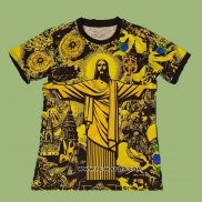 Maglia Brasile Jesus 2024 2025 Giallo