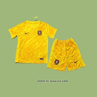 Maglia Portogallo Portiere Bambino 2024 Giallo