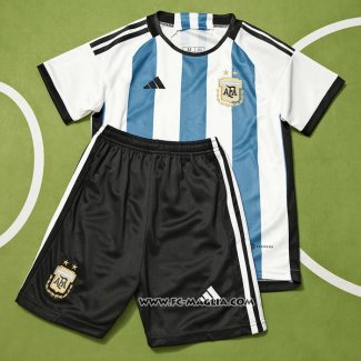 Prima Maglia Argentina Bambino 2022