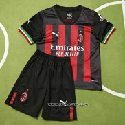 Prima Maglia Milan Bambino 2022 2023