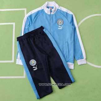 Tuta da Track Giacca Manchester City 2023 2024 Blu