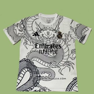 Maglia Real Madrid Dragon 2024 2025 Bianco