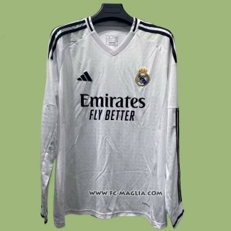 Prima Maglia Real Madrid Manica Lunga 2024 2025