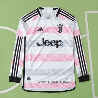 Seconda Maglia Juventus Manica Lunga 2023 2024