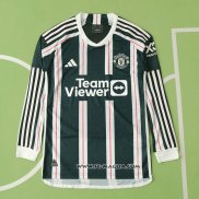 Seconda Maglia Manchester United Manica Lunga 2023 2024