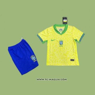 Prima Maglia Brasile Bambino 2024