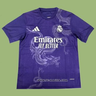 Maglia Real Madrid Dragon 2024 2025 Purpura