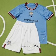 Prima Maglia Manchester City Bambino 2022 2023