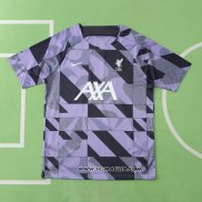 Maglia Prematch Liverpool 2023 Purpura