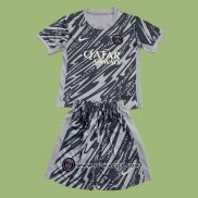 Maglia Paris Saint-Germain Portiere Bambino 2024 2025 Grigio