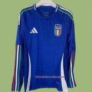 Prima Maglia Italia Manica Lunga 2024 2025