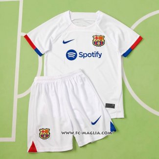 Seconda Maglia Barcellona Bambino 2023 2024