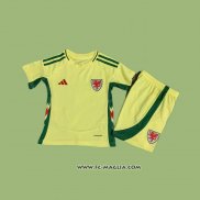 Seconda Maglia Galles Bambino 2024