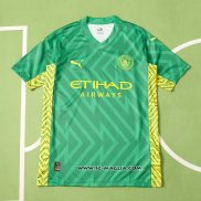 Maglia Manchester City Portiere 2023 2024 Verde