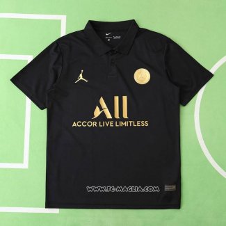 Maglia Polo Paris Saint-Germain Jordan 2023 2024 Nero