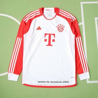 Prima Maglia Bayern Monaco Manica Lunga 2023 2024