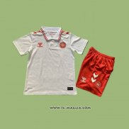 Seconda Maglia Danimarca Bambino 2024