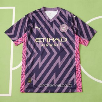 Maglia Manchester City Portiere 2023 2024 Purpura