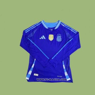 Seconda Maglia Argentina Manica Lunga 2024