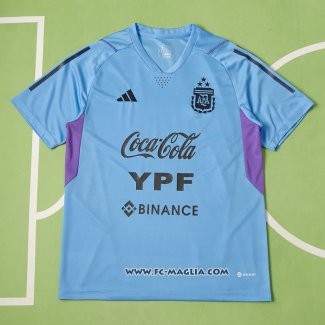 Maglia Allenamento Argentina 2023 2024 Blu Scuro