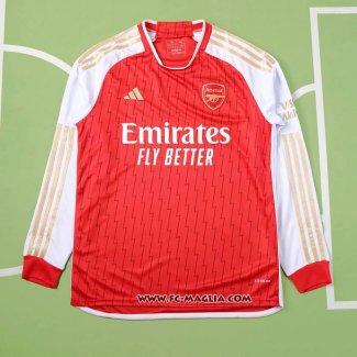 Prima Maglia Arsenal Manica Lunga 2023 2024